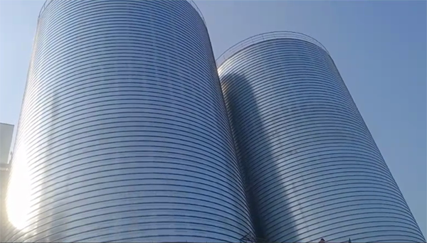 万年2座混凝土高架卷板仓